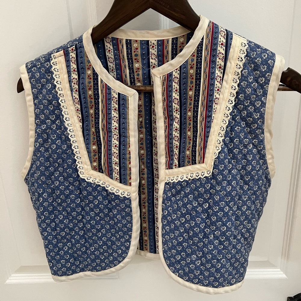 Floral Quilt Vest